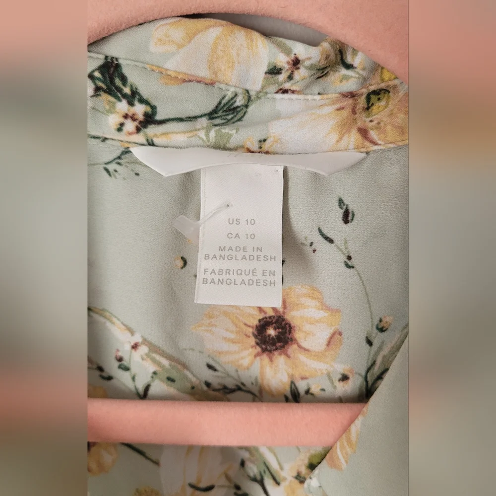 H&M Floral Blouse - Picture 2 of 2